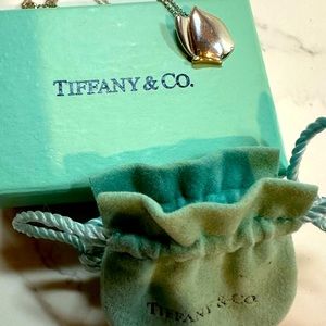 Tiffany & Co. Butterfly Necklace, 18K and 0.925 Sterling Silver